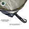 NOMADIC 4 ROOF TOP TENT ANNEX GREEN BASE WITH BLACK FLOOR & TRAVEL COVER - Get Rigged Co.