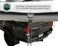 Nomadic Awning 180 - Dark Gray Cover With Black Transit Cover & Brackets - [Get Rigged Co]