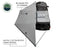 Nomadic Awning 180 - Dark Gray Cover With Black Transit Cover & Brackets - [Get Rigged Co]