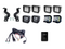 2003-2009 TOYOTA 4RUNNER LOW PROFILE DITCH LIGHT BRACKETS KIT - [Get Rigged Co]
