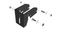 Low Profile Awning Mount Brackets Black Powdercoat Prinsu - [Get Rigged Co]