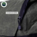 Extra Large Trash Bag Tire Mount - #16 Waxed Canvas Universal - [Get Rigged Co]