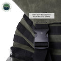 Extra Large Trash Bag Tire Mount - #16 Waxed Canvas Universal - [Get Rigged Co]