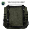 Extra Large Trash Bag Tire Mount - #16 Waxed Canvas Universal - [Get Rigged Co]