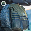 Extra Large Trash Bag Tire Mount - #16 Waxed Canvas Universal - [Get Rigged Co]