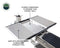 Komodo Camp Kitchen - Dual Grill, Skillet, Folding Shelves, and Rocket Tower - Stainless Steel - [Get Rigged Co]