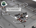 Komodo Camp Kitchen - Dual Grill, Skillet, Folding Shelves, and Rocket Tower - Stainless Steel - [Get Rigged Co]