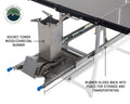 Komodo Camp Kitchen - Dual Grill, Skillet, Folding Shelves, and Rocket Tower - Stainless Steel - [Get Rigged Co]