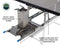 Komodo Camp Kitchen - Dual Grill, Skillet, Folding Shelves, and Rocket Tower - Stainless Steel - [Get Rigged Co]