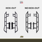 2010-2022 TOYOTA 4RUNNER TRAIL EDITION BOLT ON ROCK SLIDERS - [Get Rigged Co]