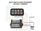 Overhead view of entire 8 switch control system kit - Cali Raised LED