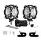 6" Pro6 Gravity® LED - Pillar Mount - 2-Light System - 20W Spot Beam - [Get Rigged Co]