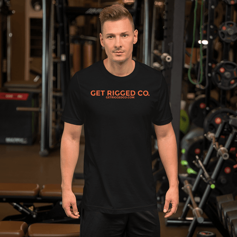 Orange Get Rigged Co Short-Sleeve Unisex T-Shirt - [Get Rigged Co]