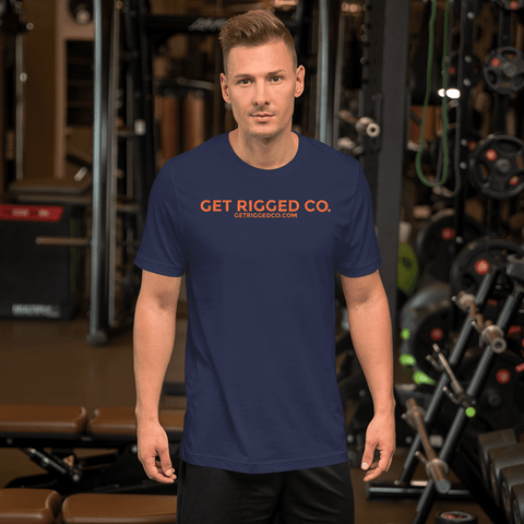 Orange Get Rigged Co Short-Sleeve Unisex T-Shirt - [Get Rigged Co]