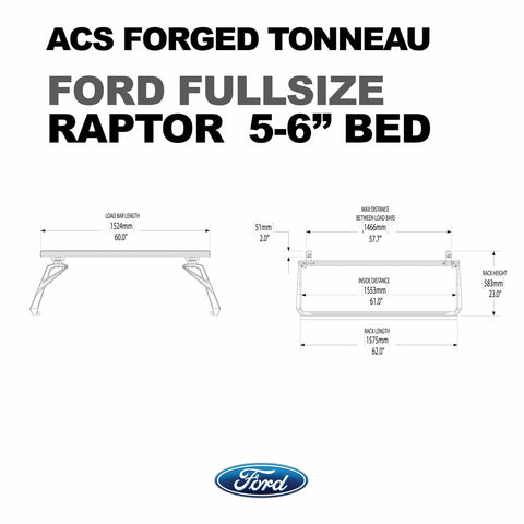 LEITNER ACS FORGED TONNEAU - RACK ONLY - Ford - [Get Rigged Co]