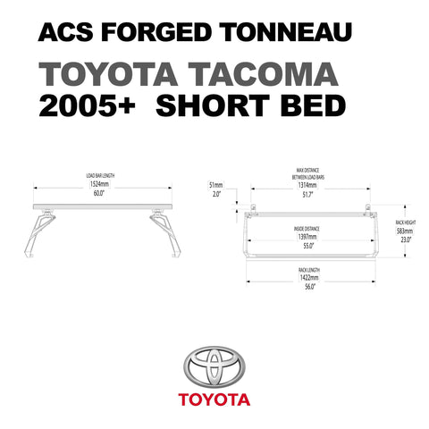 LEITNER ACS FORGED TONNEAU - RACK ONLY - Toyota - [Get Rigged Co]