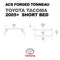 LEITNER ACS FORGED TONNEAU - RACK ONLY - Toyota - [Get Rigged Co]