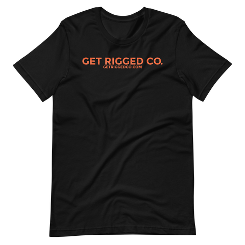Orange Get Rigged Co Short-Sleeve Unisex T-Shirt - [Get Rigged Co]