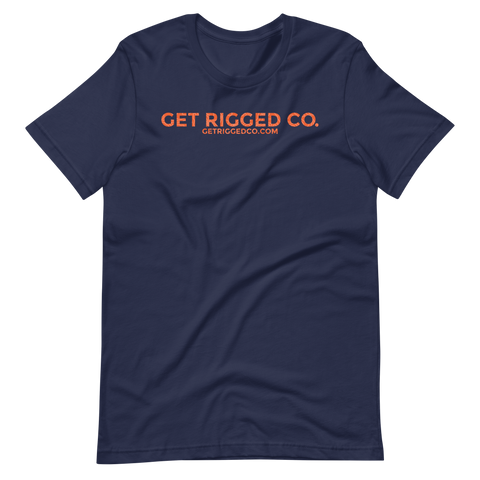 Orange Get Rigged Co Short-Sleeve Unisex T-Shirt - [Get Rigged Co]